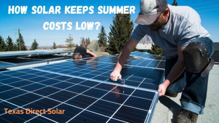 How Solar keeps Summer Costs Low